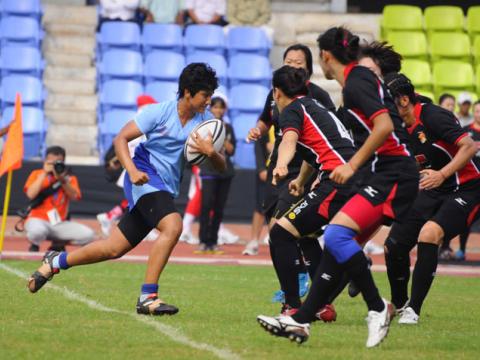 Indian skipper Surbhi Date in action during India vs China